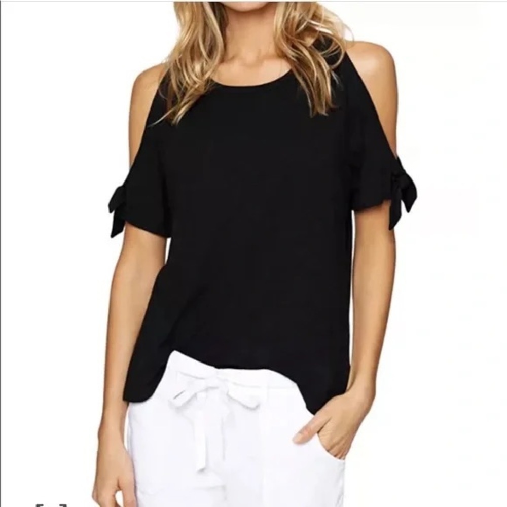 Sanctuary Annie Cold Shoulder Top - Sz Large - NWT